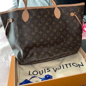 Louis Vuitton never full MM FUCHSIA